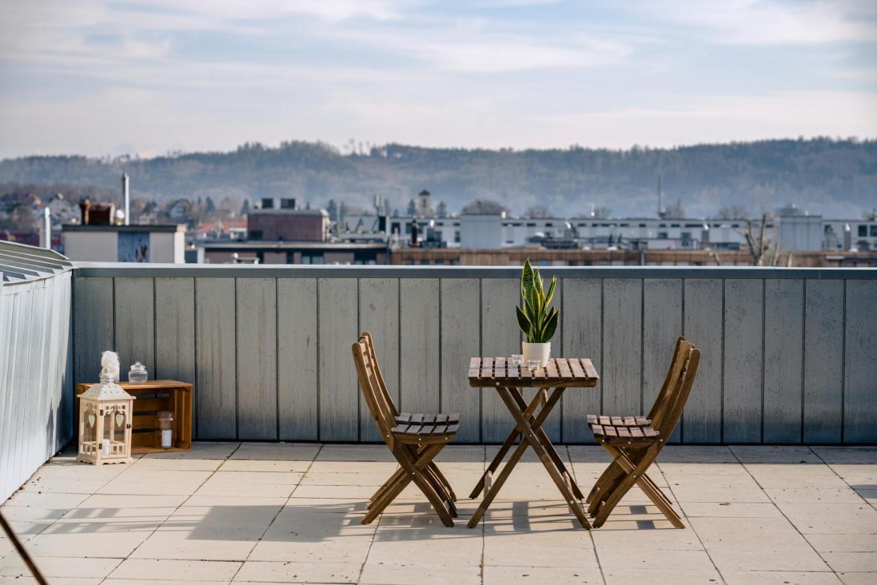 Eigene Wohnung Im Stadtzentrum Mit Wunderschoener Dachterrasse Biel Exterior foto